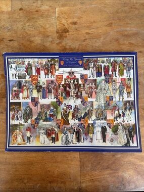 Kings & Queens of England the UK 1000 Pc Puzzle Citadel *Used w/out box